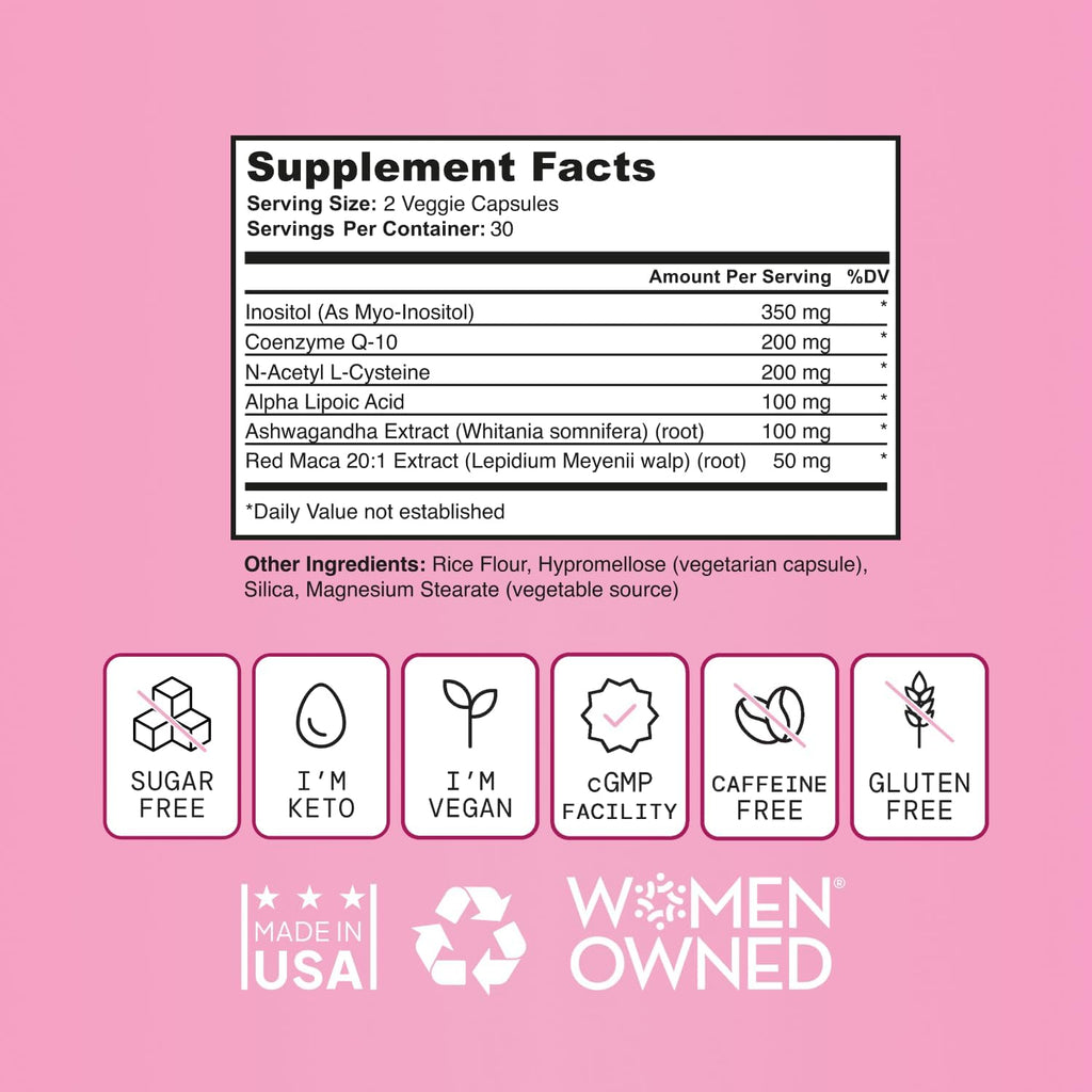 SELF NUTRITION Fertility Support for Women - 60 Cápsulas