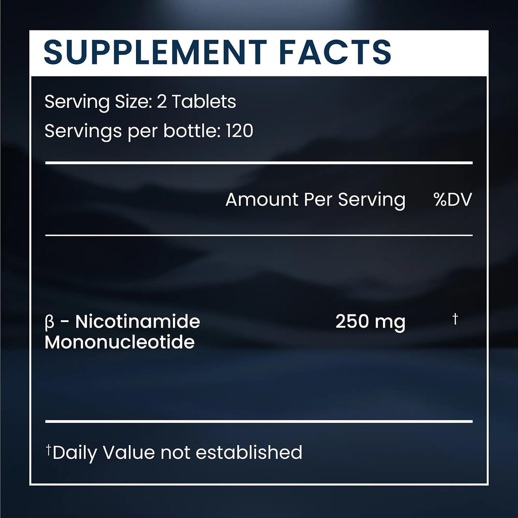 Renue By Science NMN 250mg Comprimidos Sublinguales - 240 Comprimidos Vegetarianos Sabor Limón