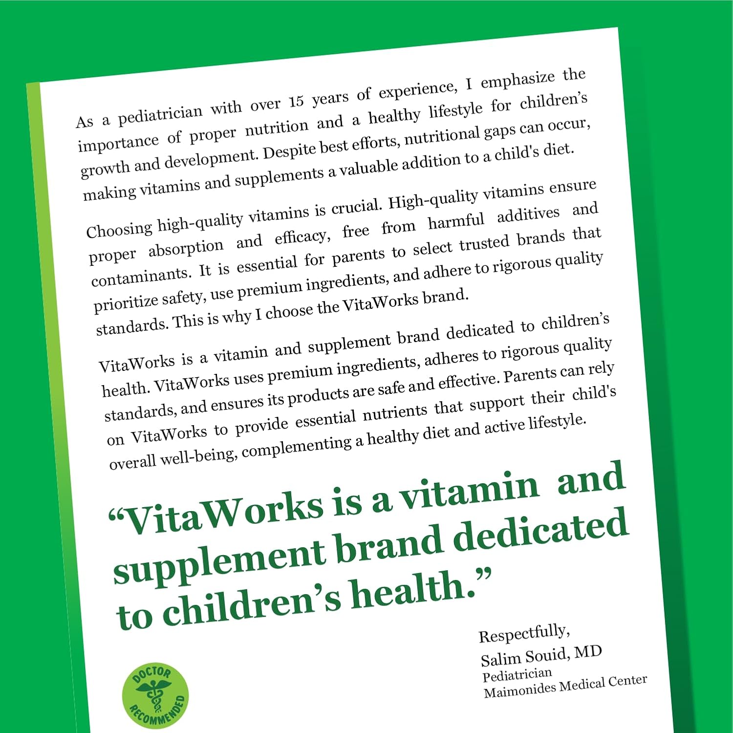 VitaWorks Kids Biotin 5000mcg Comprimidos Masticables - 120 uds