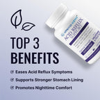 Approved Science® Acid Reflux Support - Apoyo para el Reflujo Ácido con Melatonina, Raíz de Malvavisco, L-Taurina - 60 Cápsulas Veganas