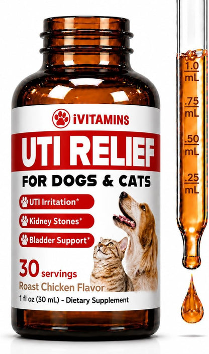 Tratamiento de UTI para Perros y Gatos - – Salud de la vejiga: Puede contribuir a mantener la vejiga en – Image 1
