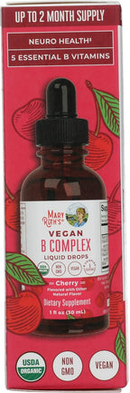 Mary Ruth's Complexo B Gotas de Cereza Ácida Orgánico, 30 ml
