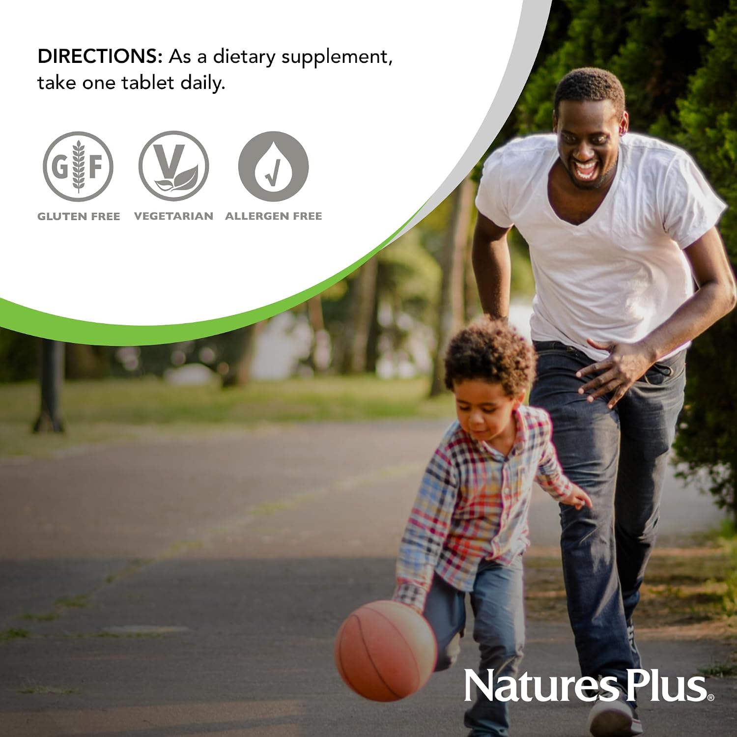 NaturesPlus Vitamina D3 y K2 - 90 Comprimidos - Vegetariano, Sin Gluten