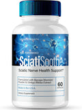 SciatiSoothe for Sciatica Capsules, Nerve Health Support Supplement Advanced Formula, 60 Cápsulas
