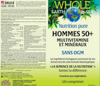 Natural Factors Whole Earth & Sea Multivitamínico y Mineral para Hombres 50+