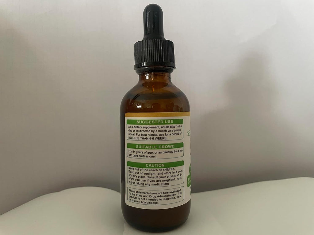 Biduka Gotas de Musgo de Mar con Aceite de Comino Negro, Vitamina C y Zinc
