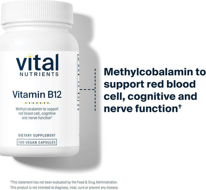 Vital Nutrients Vitamina B12 1000mcg - – El funcionamiento normal del sistema inmunitario – Image 5