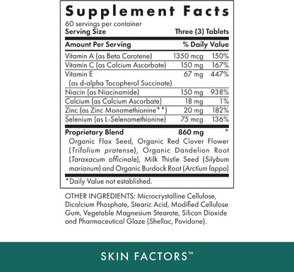 Michael's Health Skin Factors - 90 – La vitamina A contribuye al mantenimiento de la piel en condiciones normales. – Image 2