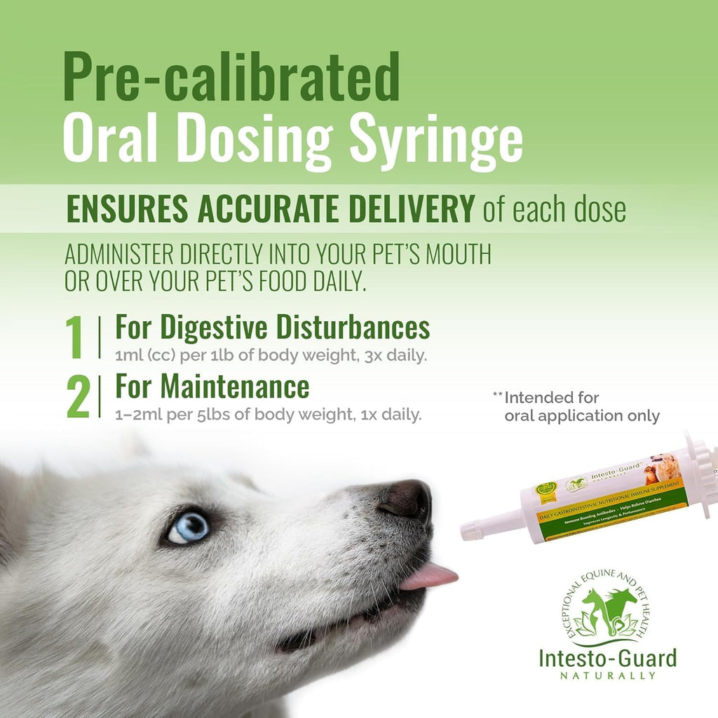 Pasta de Probióticos para Perros con Prebiótico, Apoyo Digestivo e Inmunitario, Natural con 1 Billón por ml, Incluye MOS, Beta Glucanos y D-Manosa, Sin Subproductos Animales - Tubo de 30 ml