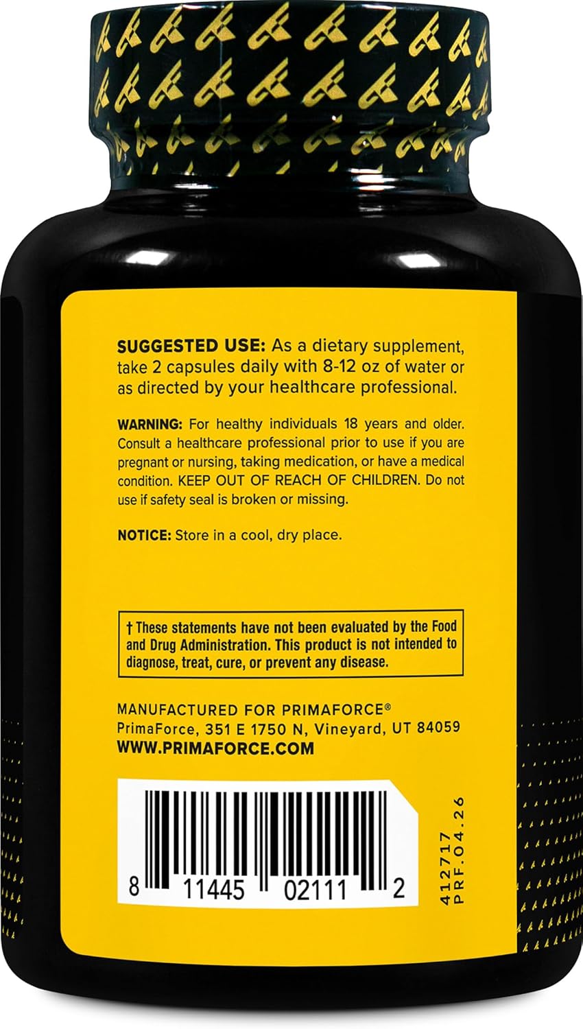 Primaforce Multivitamin for Men Capsules [120 caps] - Nutritional Supplement to Promote Good Health