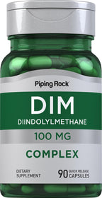 Piping Rock DIM 100 mg | 90 Capsules | Diindolylmethane Complex | Non-GMO, Gluten Free