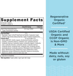 Ancient Nutrition Probióticos para Mujeres Extra Strength, Certificado Orgánico Regenerativo, 25 Mil Millones de UFC por Dosis, 60 Cápsulas