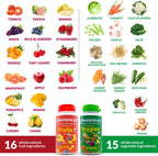 HOMERECORE Suplemento de Frutas y Verduras Enteras - 180 Cápsulas - Vegano, Sin Gluten, Sin Soja