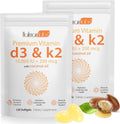newseel Vitamina D3 y K2 con Aceite de Coco - 120 Cápsulas Blandas
