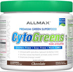 ALLMAX CytoGreens Super Greens en Polvo, Chocolate, 14 Servicios