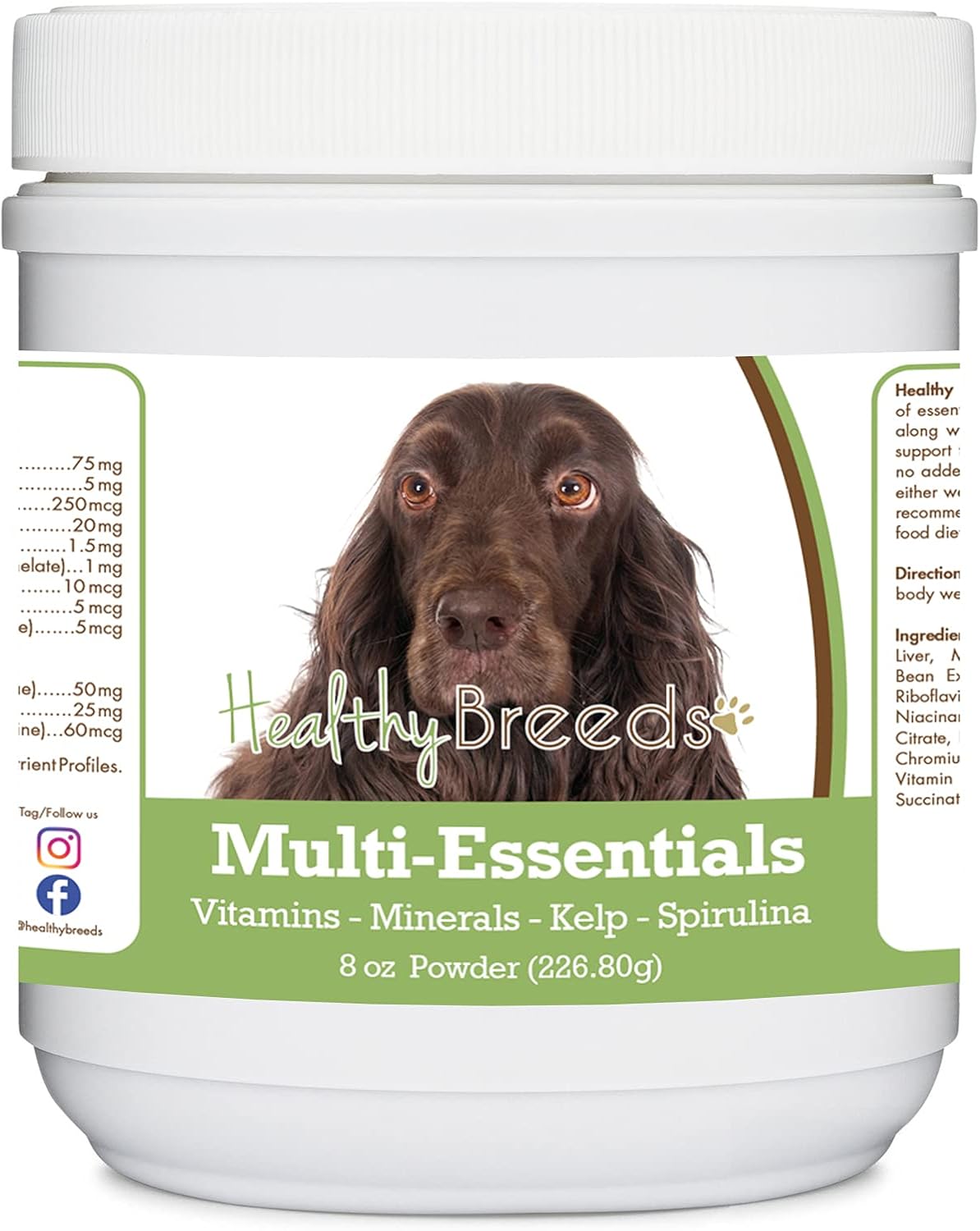 Healthy Breeds Multi-Essentials Powder para Perros - Suplemento Multivitamínico 227 g