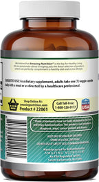 Amazing Formulas Biotina 10000 mcg Cápsulas Vegetales - Suplemento de Vitamina B7, Sin OGM, Sin Gluten, 400 Unidades