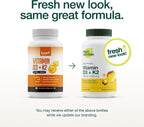 Fresh Nutrition Vitamina D3 + K2 Vegana - 5000 UI D3 + 100mcg K2 como MK-7 - 90 Cápsulas