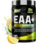 Nutrex Research EAA Hydration - Polvo de EAAs y BCAAs con Electrolitos - 30 Servicios (Lima Limón)