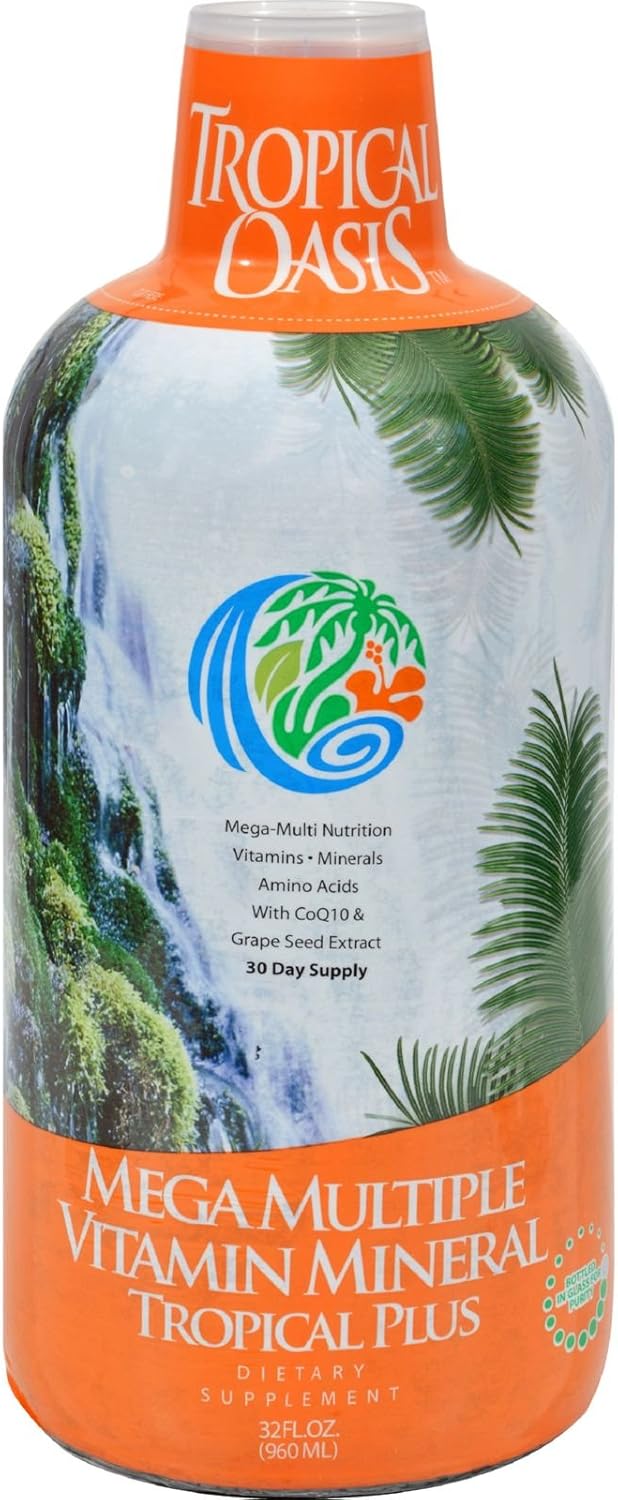 Tropical Plus Mega Multi Multivitamínico Líquido, 946 ml
