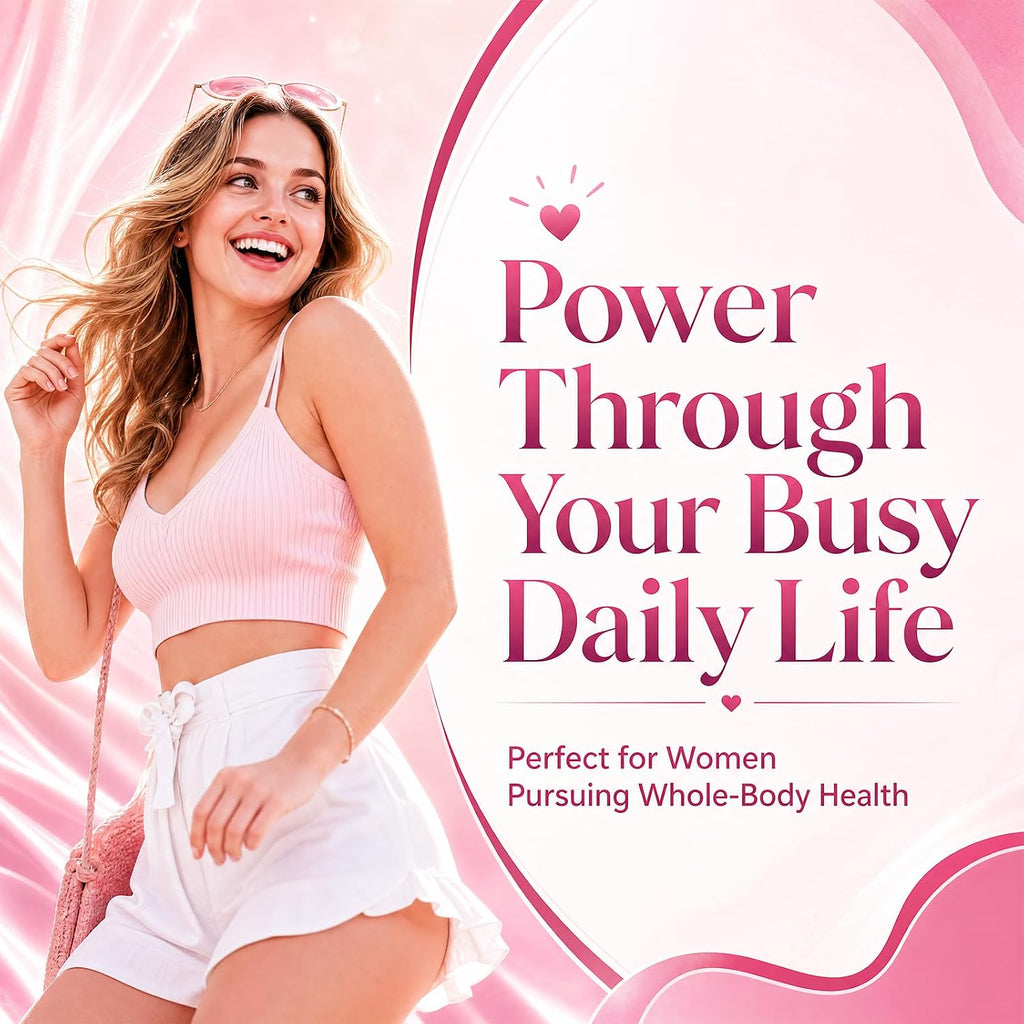 Vccvaa Gominolas Multivitamínicas Sin Azúcar para Mujeres 14+ con Hierro, Inositol, Folato, Vitaminas A C D3 E B12 K2, Mezcla de Hierbas y Minerales – 60 unidades