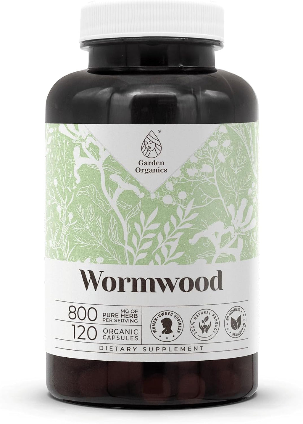 Wormwood 120 Cápsulas | Suplemento Herbal de Ajenjo (Artemisia Absinthium) de Alta Potencia