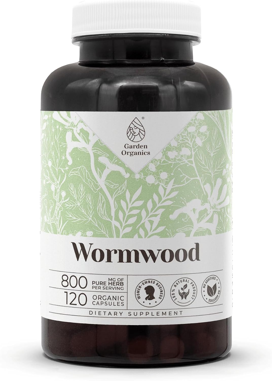 Wormwood 120 Cápsulas | Suplemento Herbal de Ajenjo (Artemisia Absinthium) de Alta Potencia
