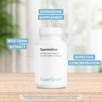 Supersmart Spermidine 3mg por Día - Complemento Alimenticio con Extracto de Arroz - 60 Cápsulas