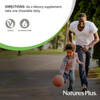 NaturesPlus Immune Vitamina C, Cítricos - 100 Comprimidos Masticables