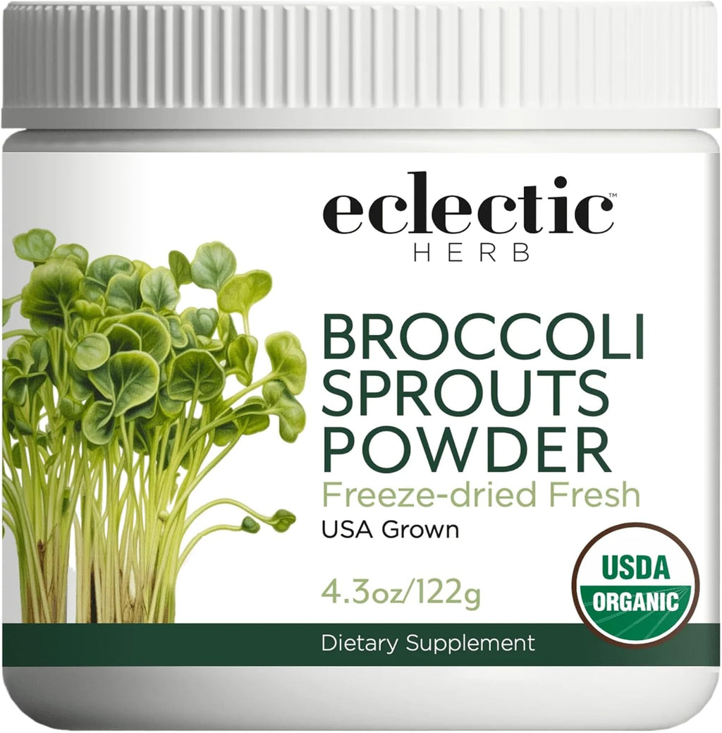 Eclectic Herb - Polvo de Brotes de Brócoli Ecológico (122 g)