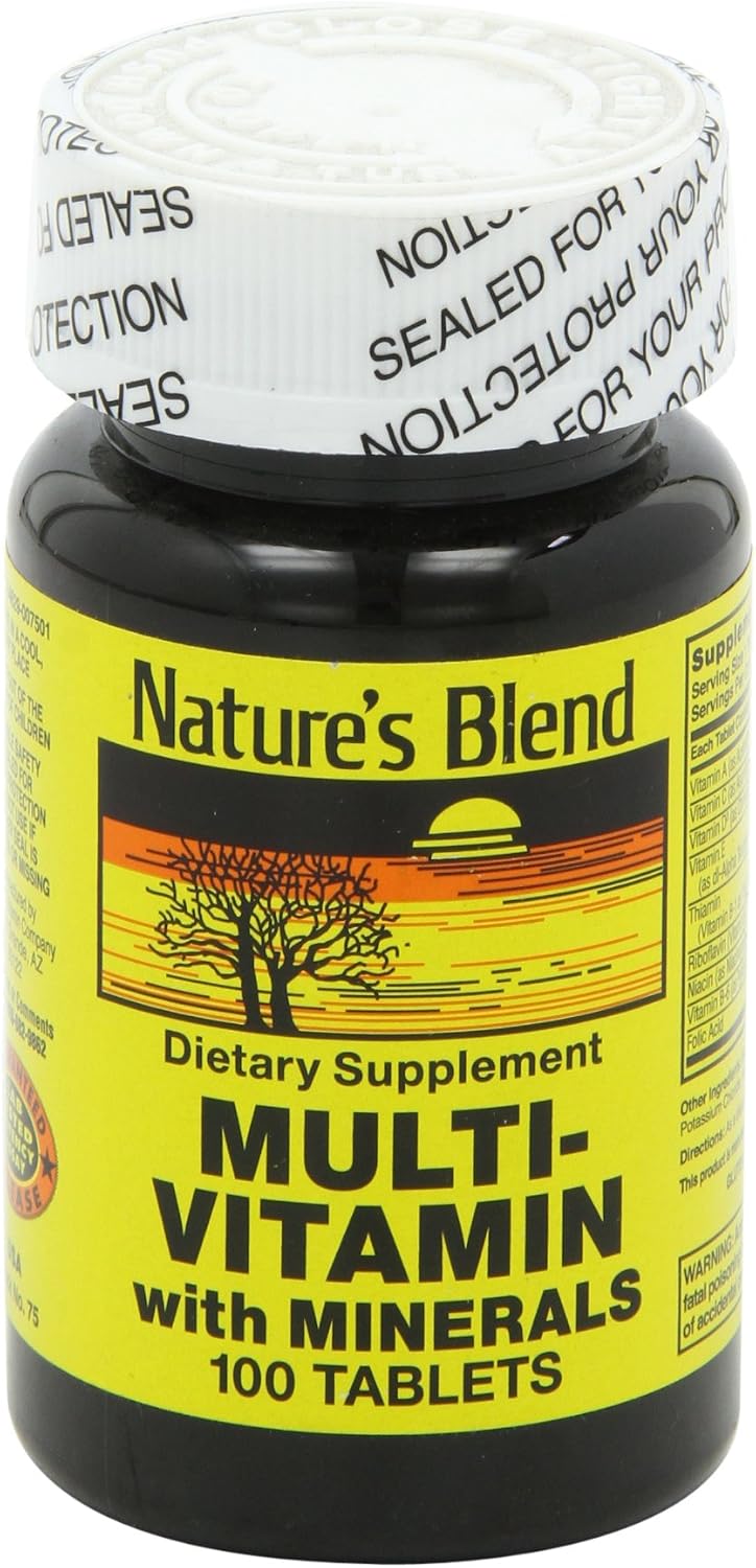 Nature's Blend Multivitamínico y Mineral - 100 Comprimidos