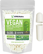 XPRS Nutra Cápsulas Vacías Tamaño 3 - 1000 Unidades - Veganas - Vegetarianas - Verde Bosque