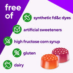 Vitafusion Vitamin D3 Gummies, Bone & Immune Support, Peach, Blackberry & Strawberry Flavors, 50 mcg (2000 IU) Vitamin D3, 150 Count, 75 Day Supply