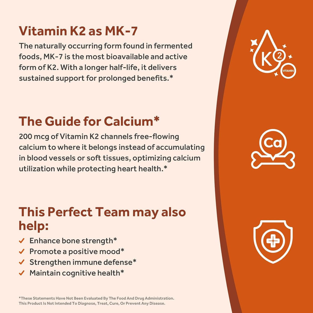 Doctor's Recipes Vitamina D3 + K2, 10.000 UI, 200 mcg MK-7, 120 Cápsulas Blandas