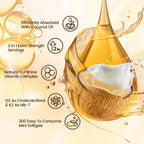 VivoNu Vitamina D3 K2 10000 UI con MK7 y Aceite de Coco Virgen - 600 Cápsulas Blandas (2 Paquetes de 300)
