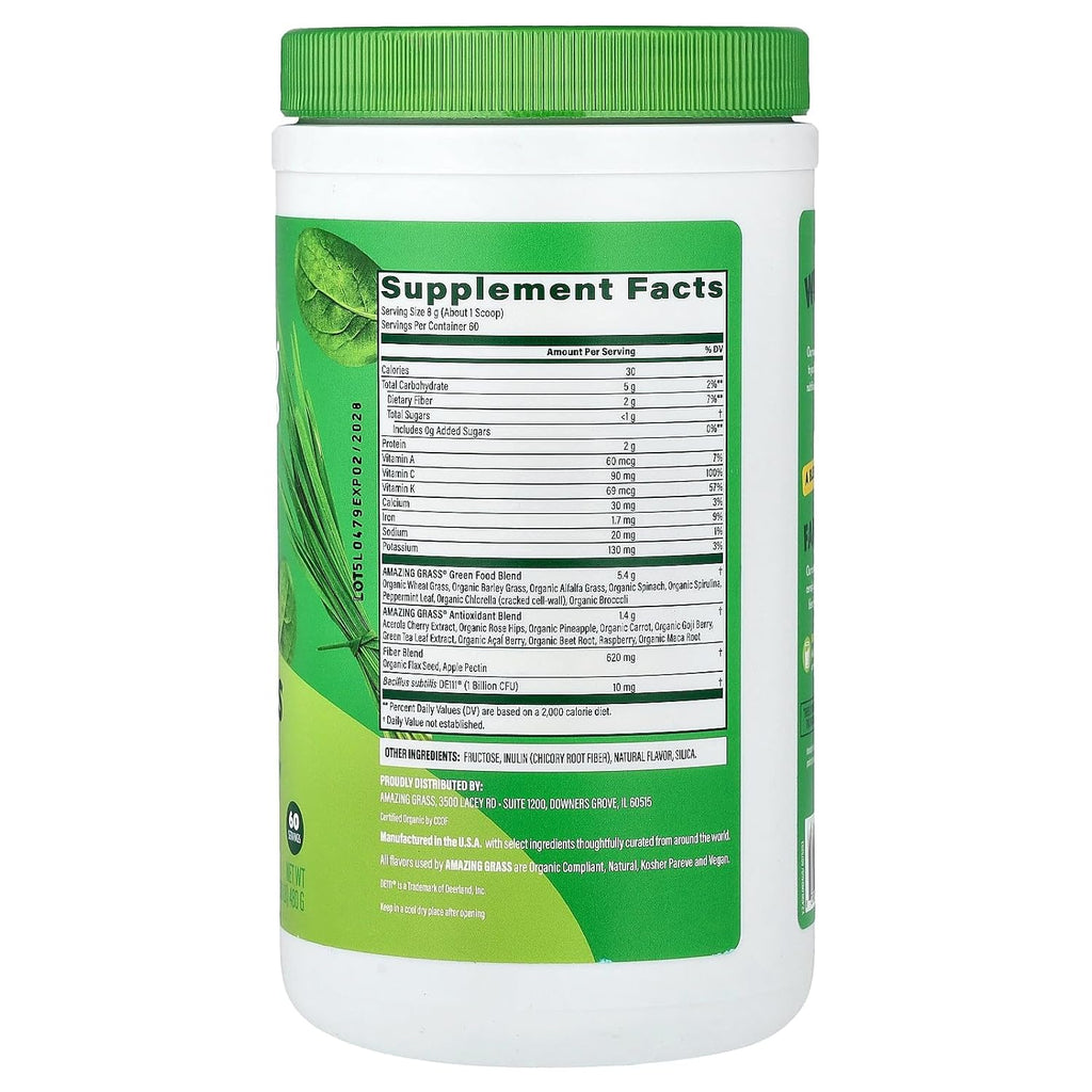 Amazing Grass Green SuperFood Original, 60 servings, 482 g