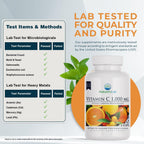 Nature's Lab Vitamina C 1000 mg, 120 cápsulas vegetarianas