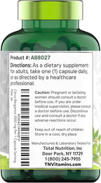 Citrus Bergamot 2000 mg - 180 Cápsulas | Suplemento de Bergamota Cítrica
