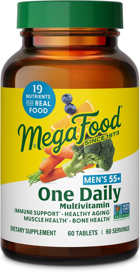 MegaFood Multivitamínico para Hombres 55+ - 60 Comprimidos