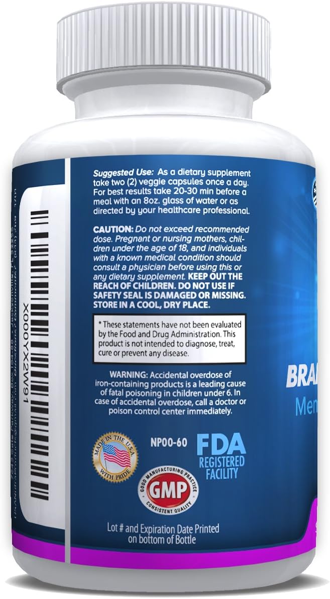 Brain Support Plus - Memory & Focus, 60 Capsules