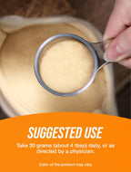 BulkSupplements Proteína de Suero de Leche de Cabra en Polvo - Sin Sabor, Sin Gluten, 500g