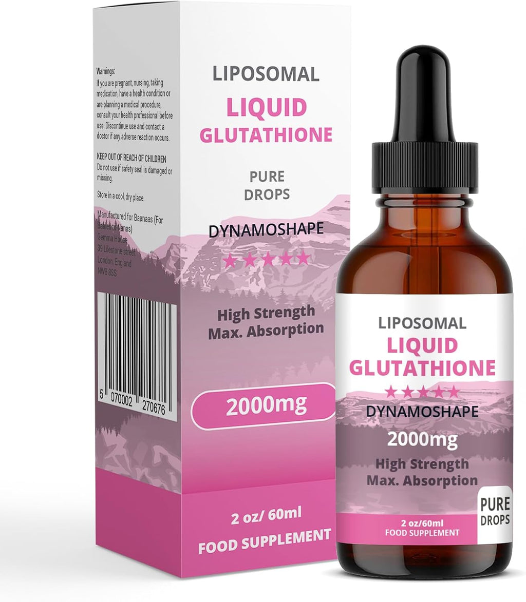 Glutatión Liposomal 2000 mg con Vitamina C - Suplemento Líquido Antioxidante
