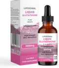 Glutatión Liposomal 2000 mg con Vitamina C - Suplemento Líquido Antioxidante