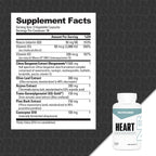NutraBio Heart - Suplemento Cardiovascular, 90 Cápsulas