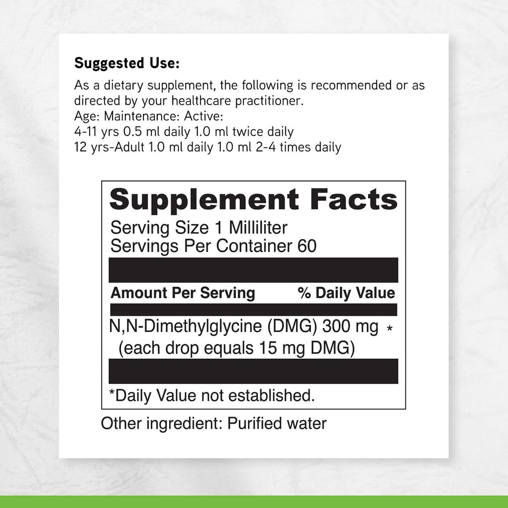 DAVINCI Labs Gluconic DMG Líquido 300mg - 60 ml