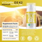 Phytogenesis Vitamina D3 K2 Gel Tópico de Máxima Potencia — 15000+ UI por Bombeo