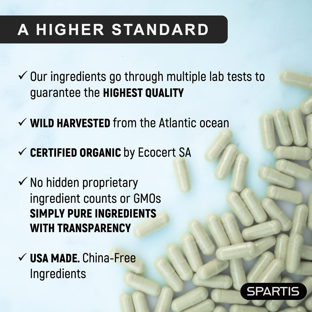 Certified Organic Sea Moss Capsules 2250mg - – ¿Cómo debo almacenar las cápsulas? Guarda el envase en un lugar – Image 3