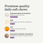PetLab Co. Probióticos para Perros - Sabor a Cerdo - 30 Masticables Blandos (Pack de 3)