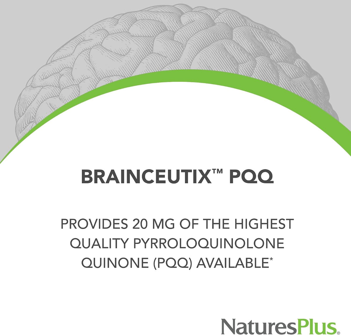 Nature's Plus Brainceutix PQQ, 60 Cápsulas Veganas – Image 2