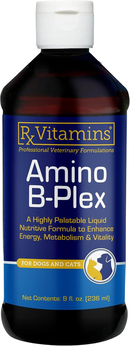 Rx Vitamins Amino B Plex Suplemento Líquido para Perros y Gatos - Complejo de Vitamina B con Aminoácidos - 60 ml – Image 8